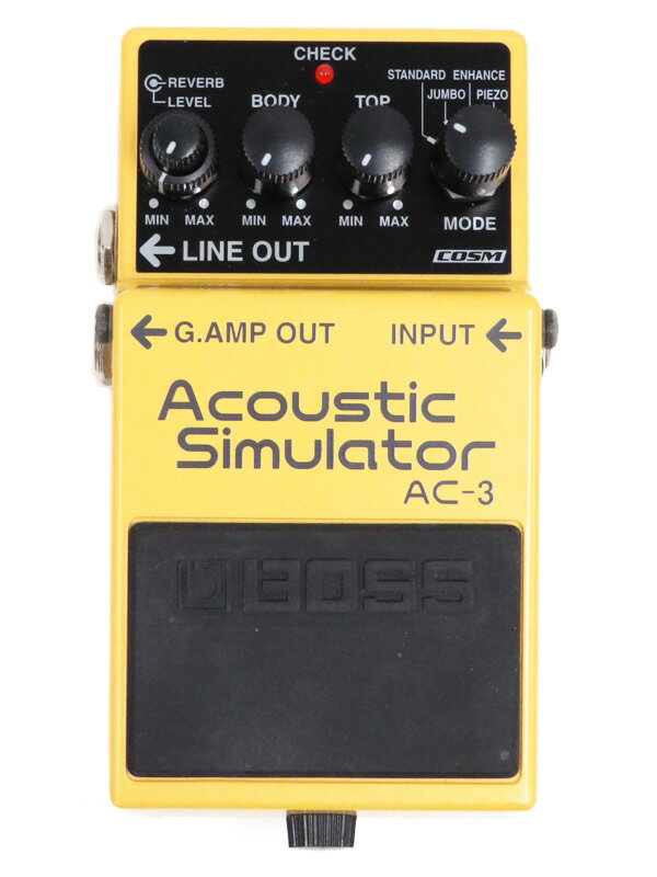 レビュー】BOSS AC-3 Acoustic Simulator 「アコギっぽさ」に高評価